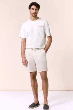 Camiseta gráfica lavada