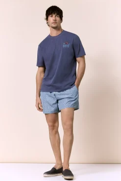 Camiseta gráfica lavada