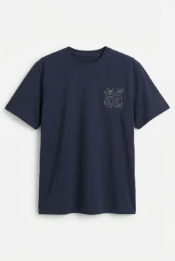 Camiseta gráfica lavada