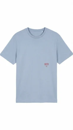 Camiseta lavada con logo