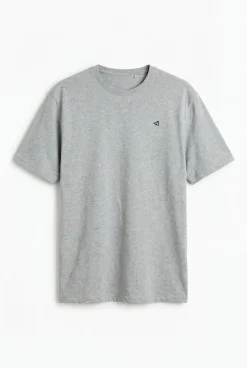 Camiseta lavada manga corta
