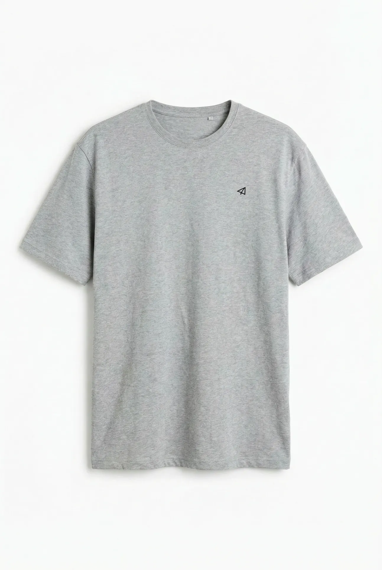 Camiseta lavada manga corta