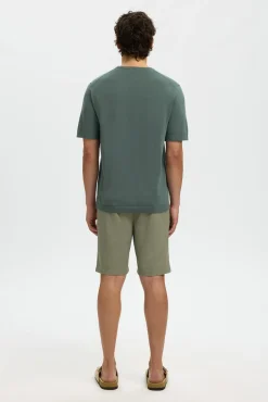 Camiseta manga corta de hombre punto lisa