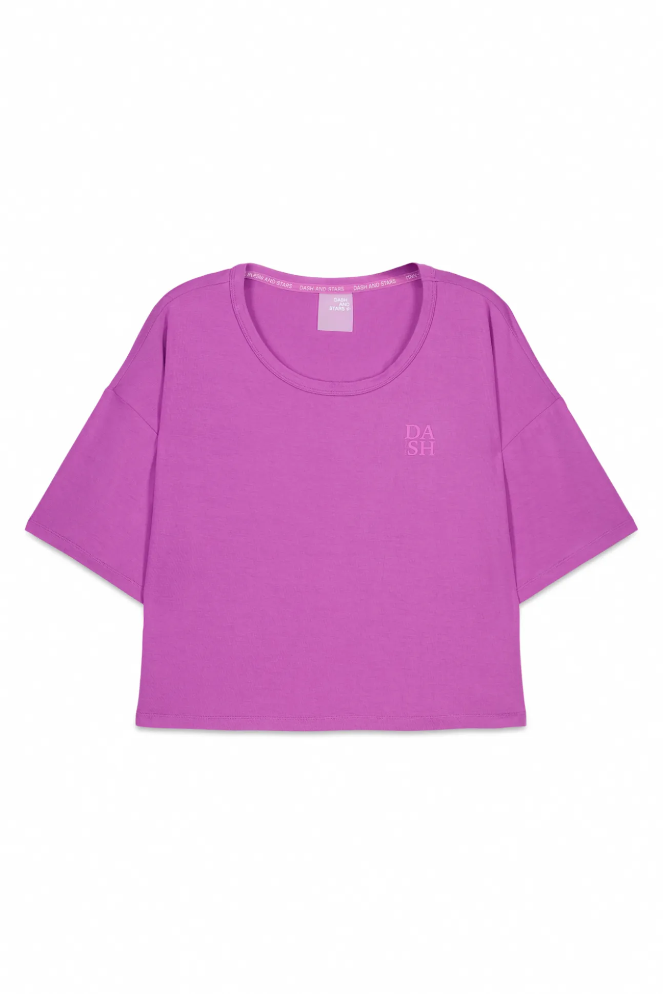 Camiseta manga corta extra suave rosa