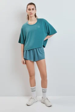 Camiseta manga corta extra suave verde