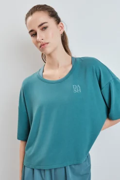 Camiseta manga corta extra suave verde