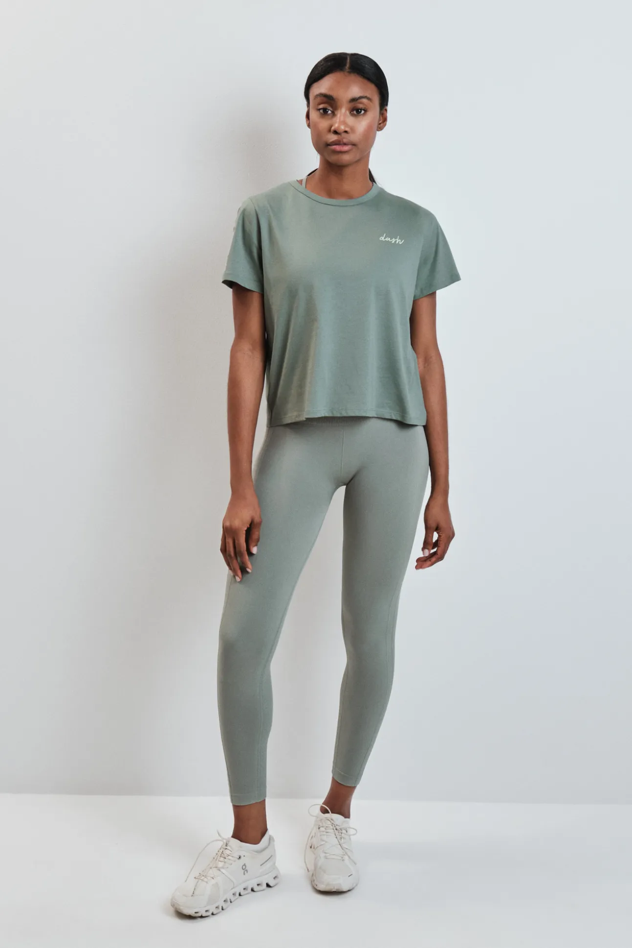 Camiseta manga corta extra suave verde