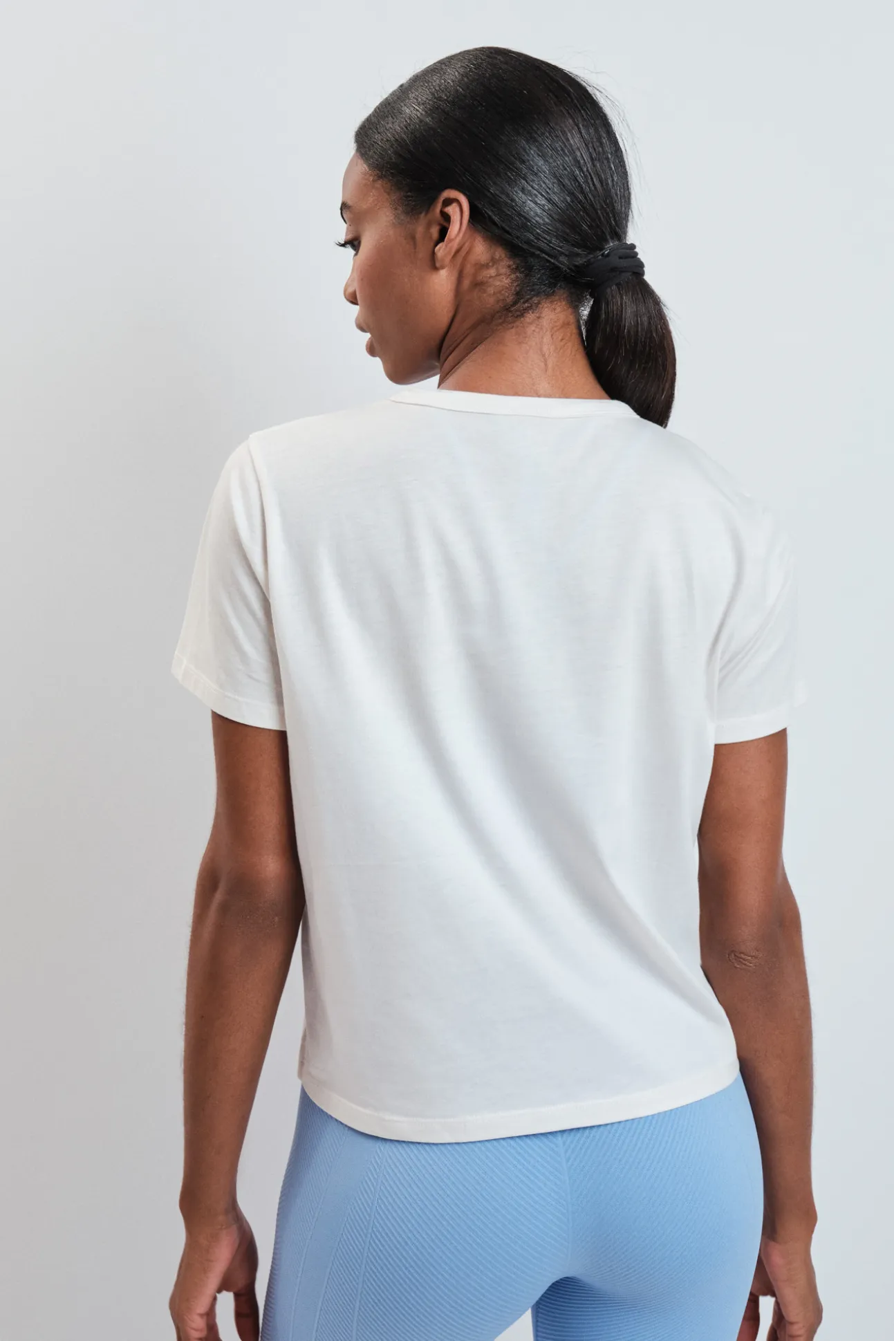 Camiseta manga corta extra suave blanca
