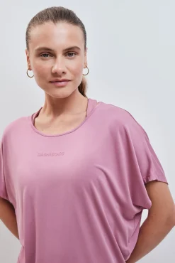 Camiseta manga corta modal rosa