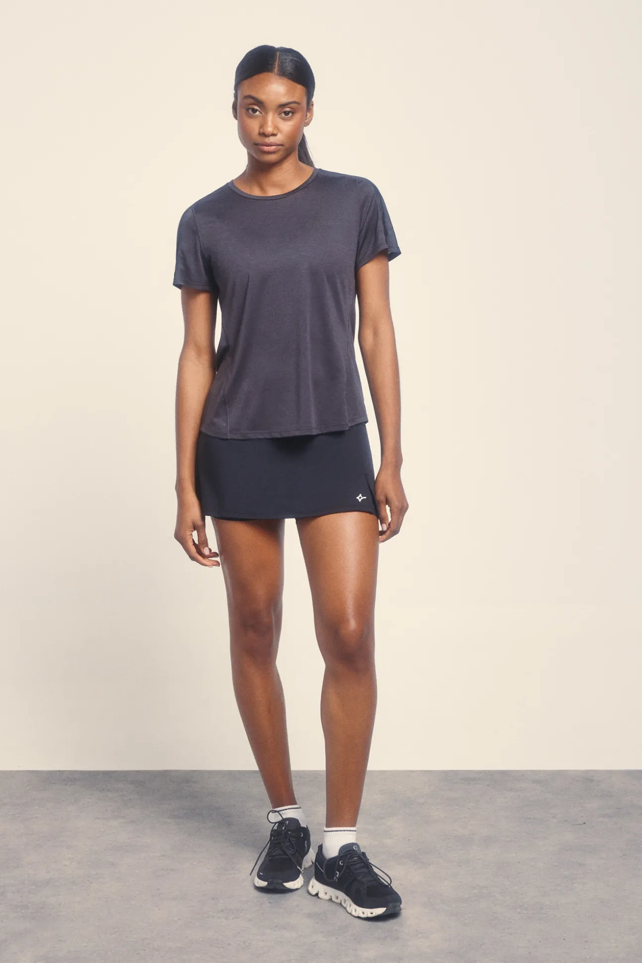 Camiseta negra ultraligera