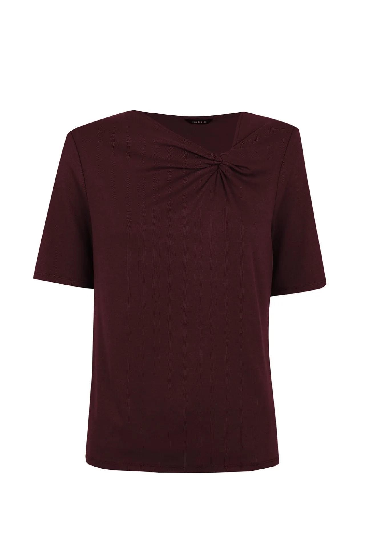 Camiseta nudo escote