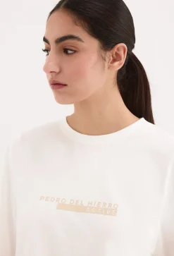 Camiseta oversize activewear logo