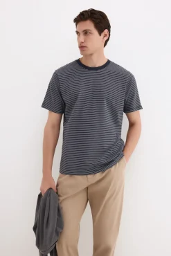 Camiseta rayas algodón mercerizado
