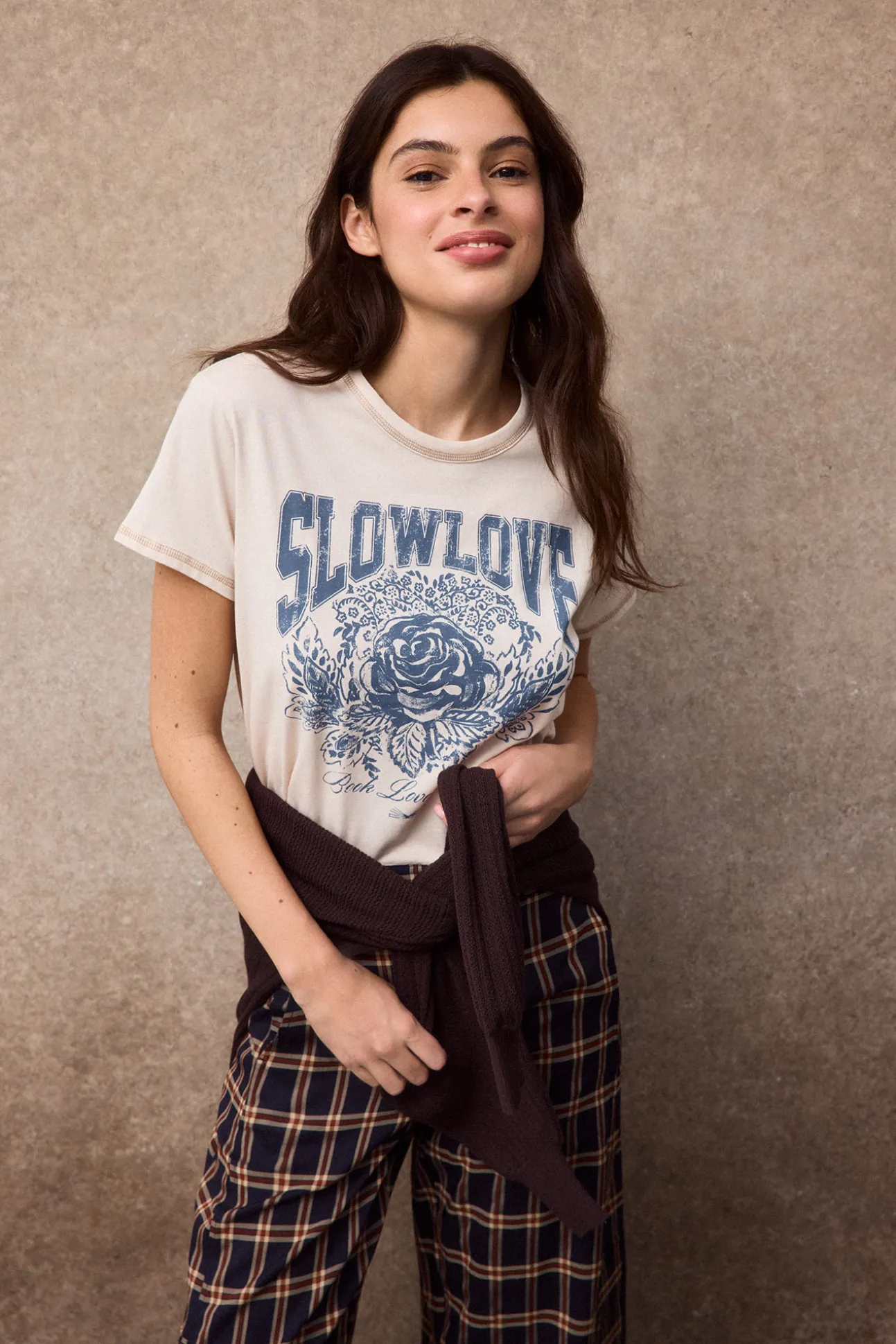 Camiseta rosa SlowLove