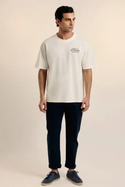 Camiseta texto oversize