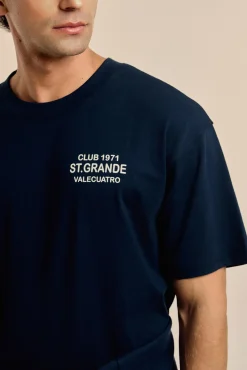 Camiseta texto oversize