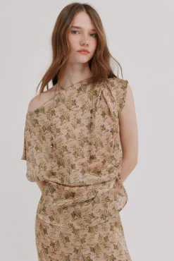 Candice. Blusa satinada