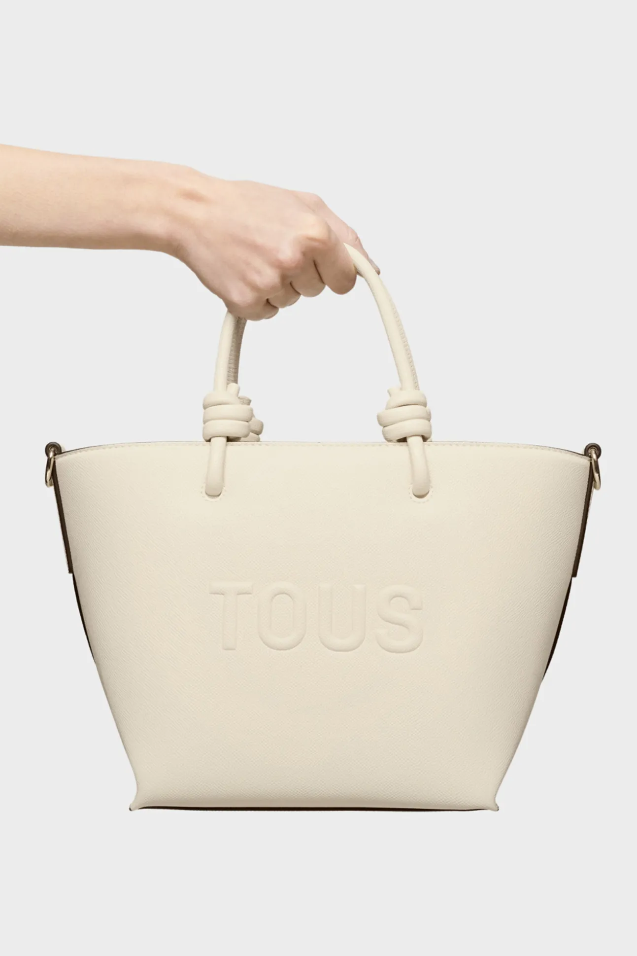 Capazo pequeño beige TOUS La Rue New