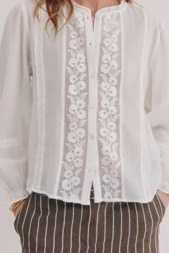 Caridad. Blusa romántica