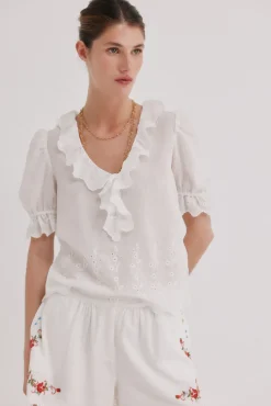 Carina. Blusa volante