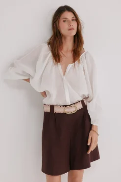 Caroline. Blusa manga larga