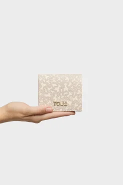 Cartera pequeña beige Kaos Mini Lines