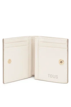 Cartera pequeña beige Kaos Mini Lines
