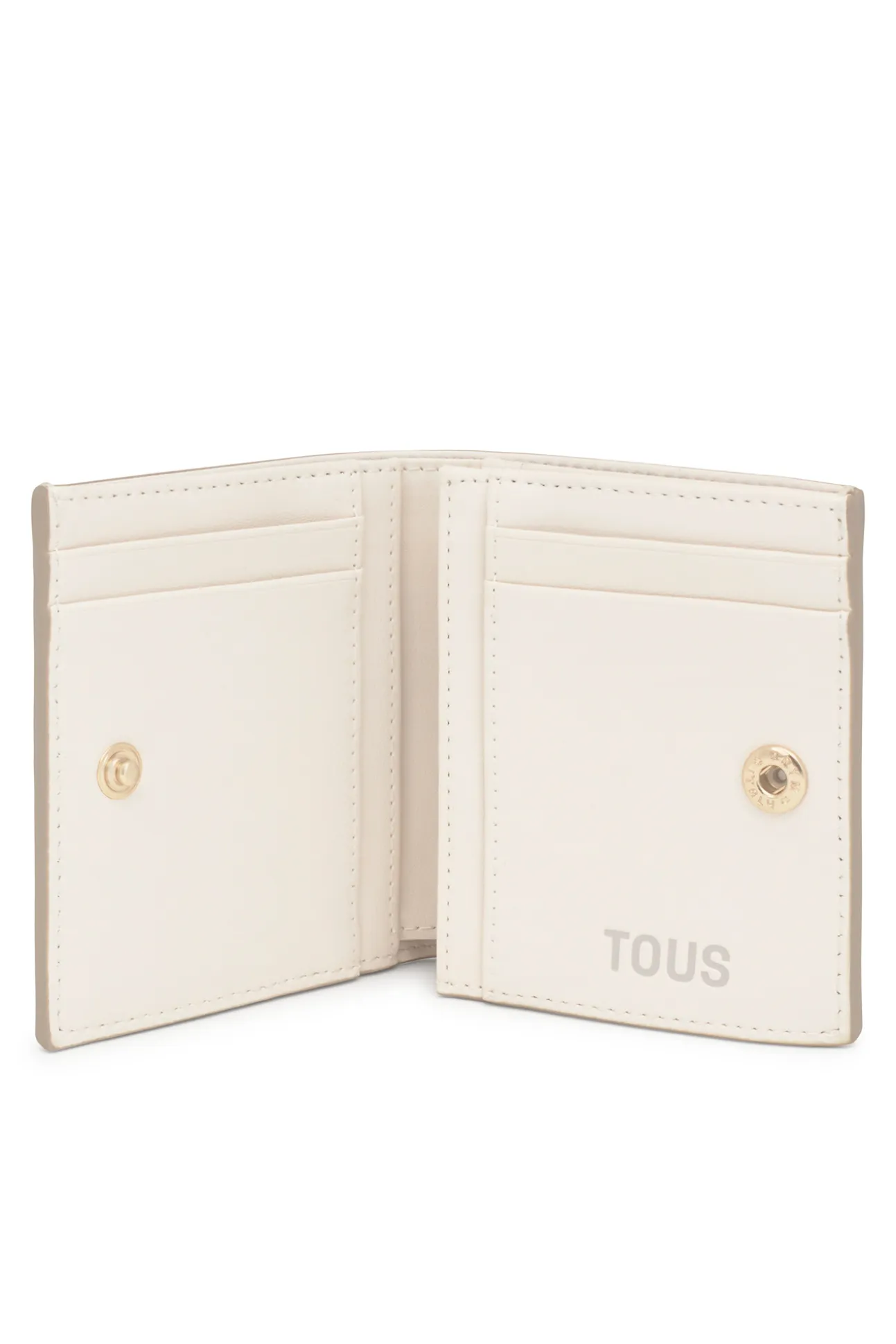 Cartera pequeña beige Kaos Mini Lines