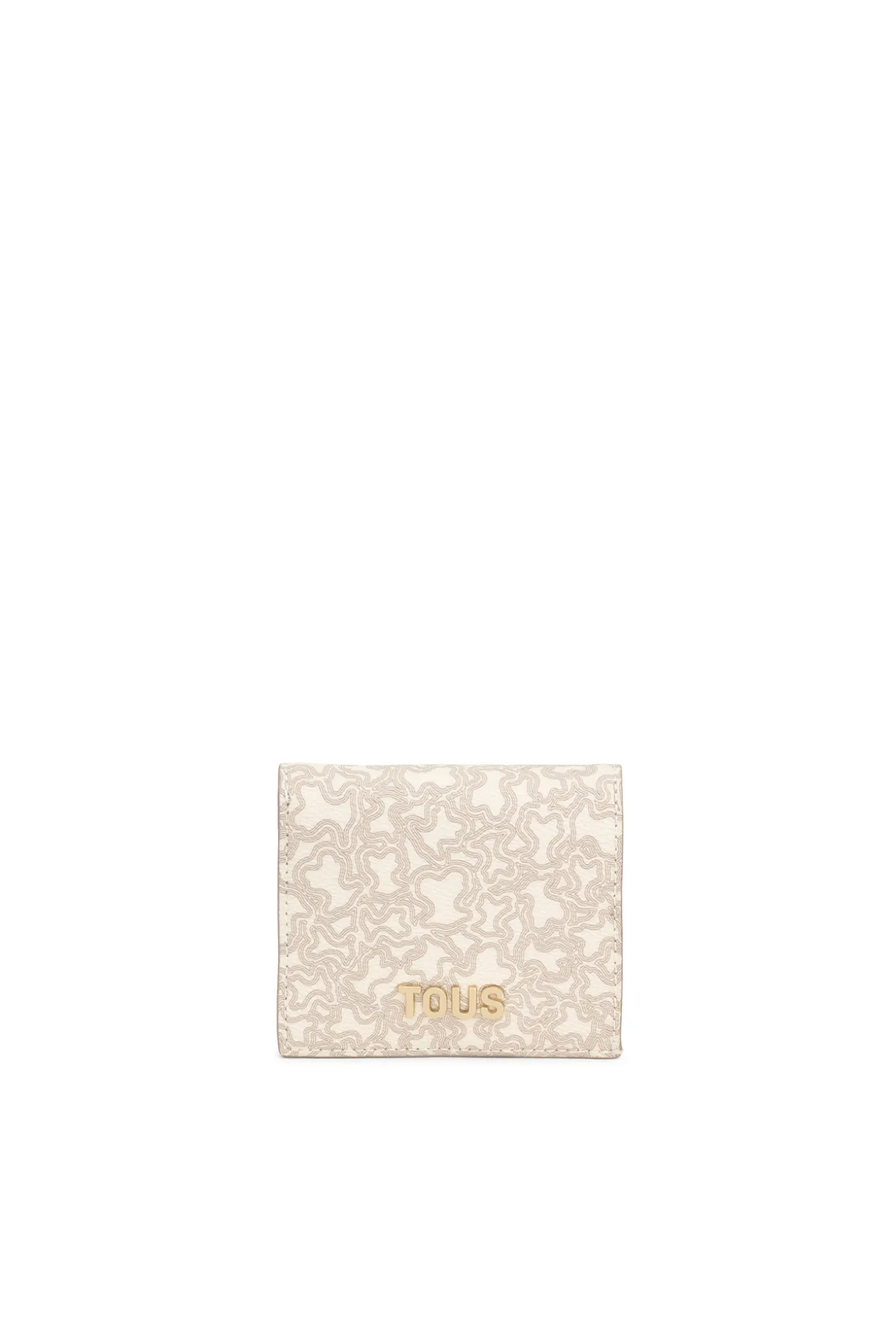 Cartera pequeña beige Kaos Mini Lines
