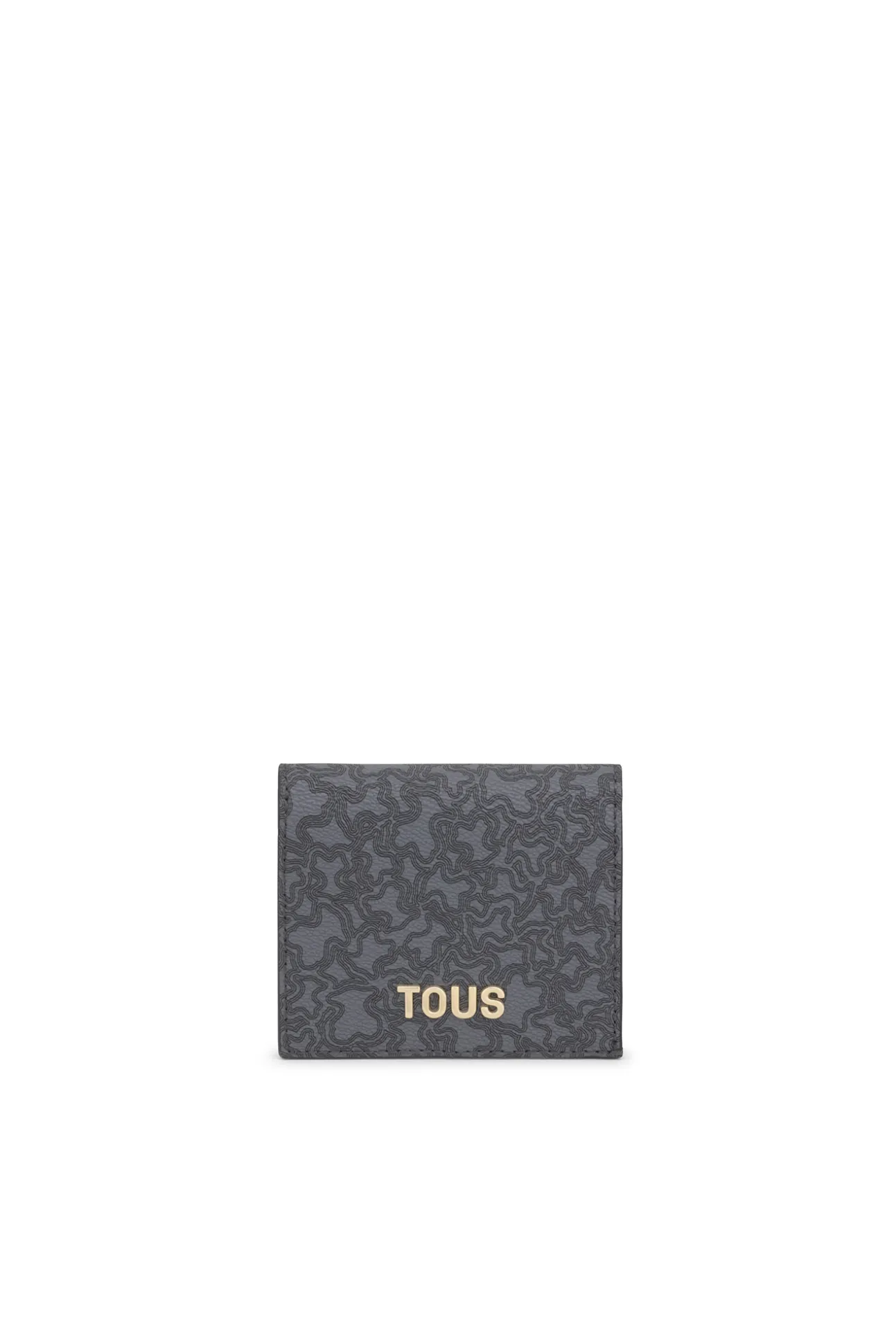 Cartera pequeña gris oscuro Kaos Mini Lines