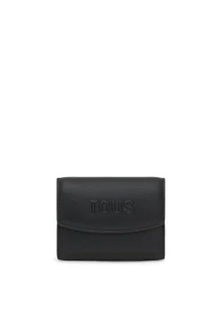 Cartera Pocket negra TOUS Bloom