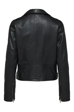 Cazadora Biker Cropped 100% piel.