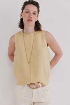 Celene. Top abalorios