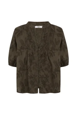 Celia. Blusa bordado floral