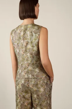 Chaleco de jacquard