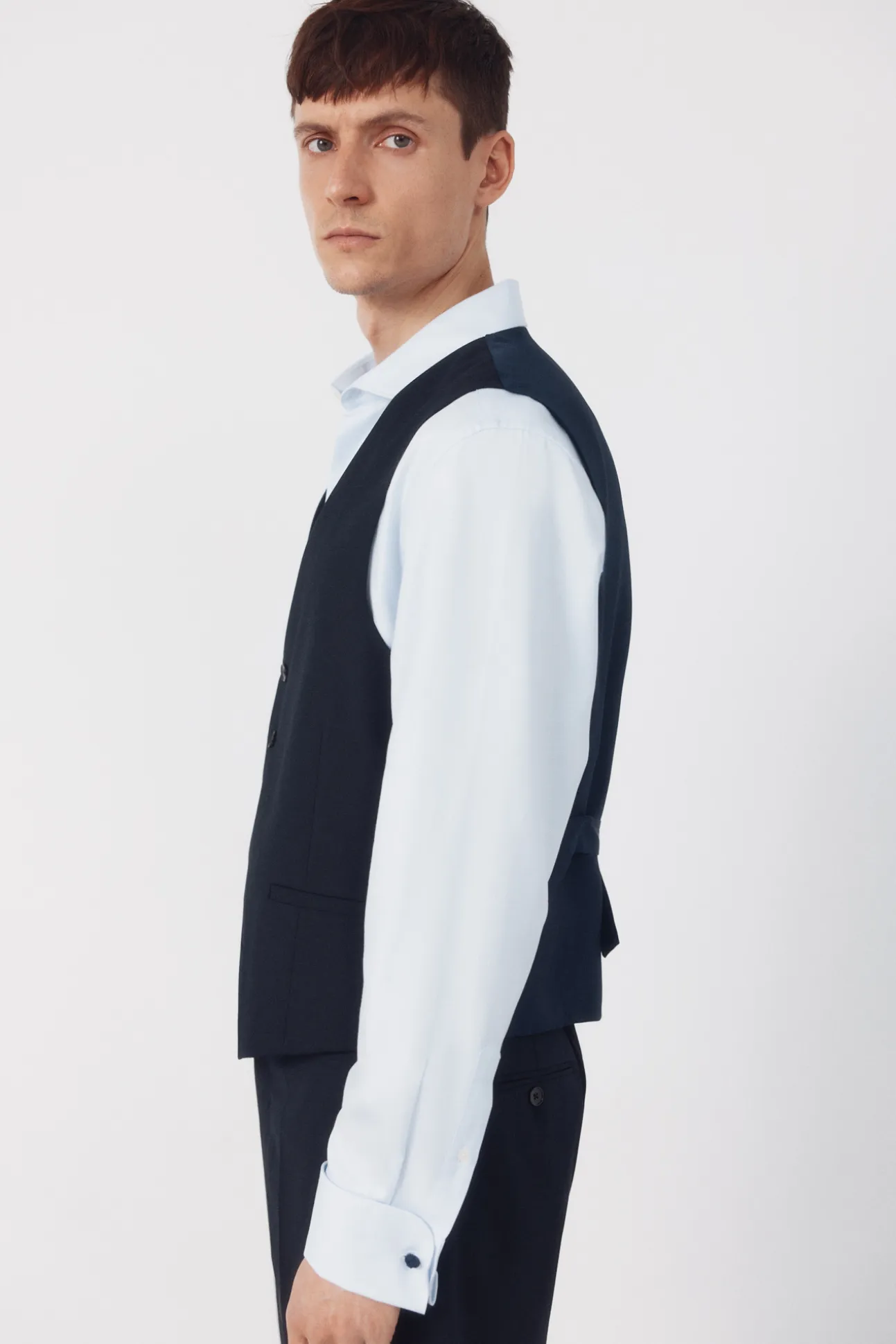 Chaleco traje dynamic cuadro azul