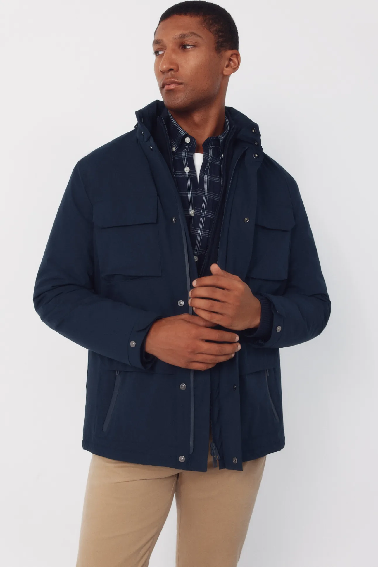 Chaqueta 4 bolsillos relleno ligero