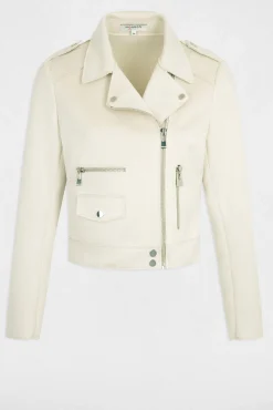 Chaqueta corta antelina