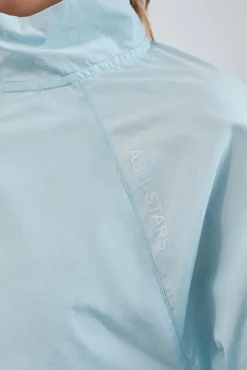 Chaqueta cortavientos azul