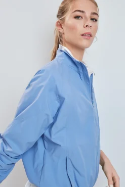 Chaqueta cortavientos bomber azul