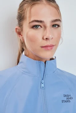 Chaqueta cortavientos bomber azul