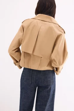 Chaqueta cruzada crop