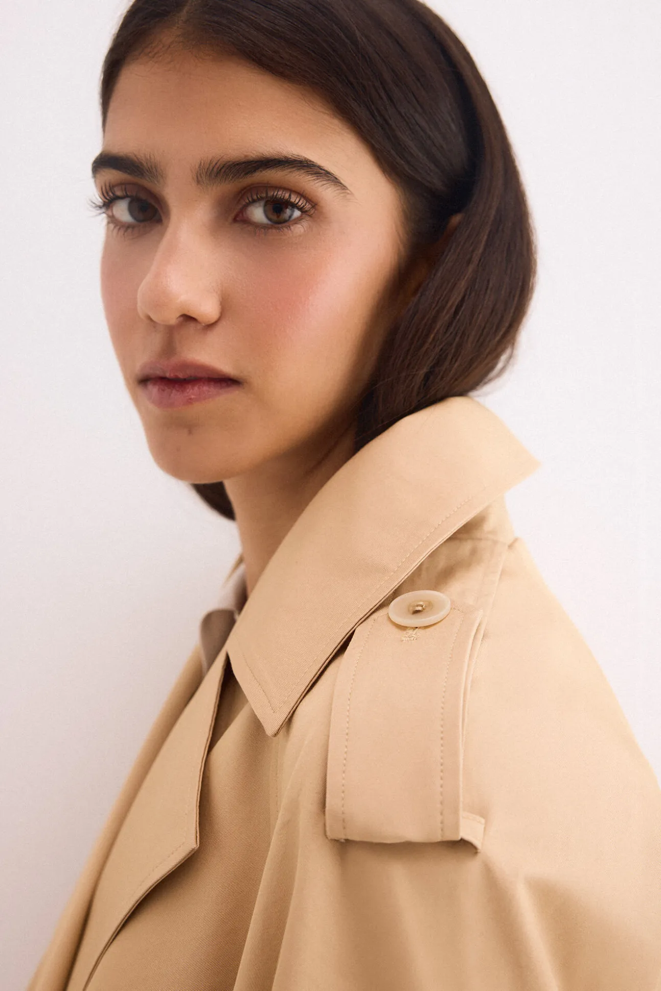 Chaqueta cruzada crop