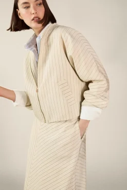 Chaqueta de rayas
