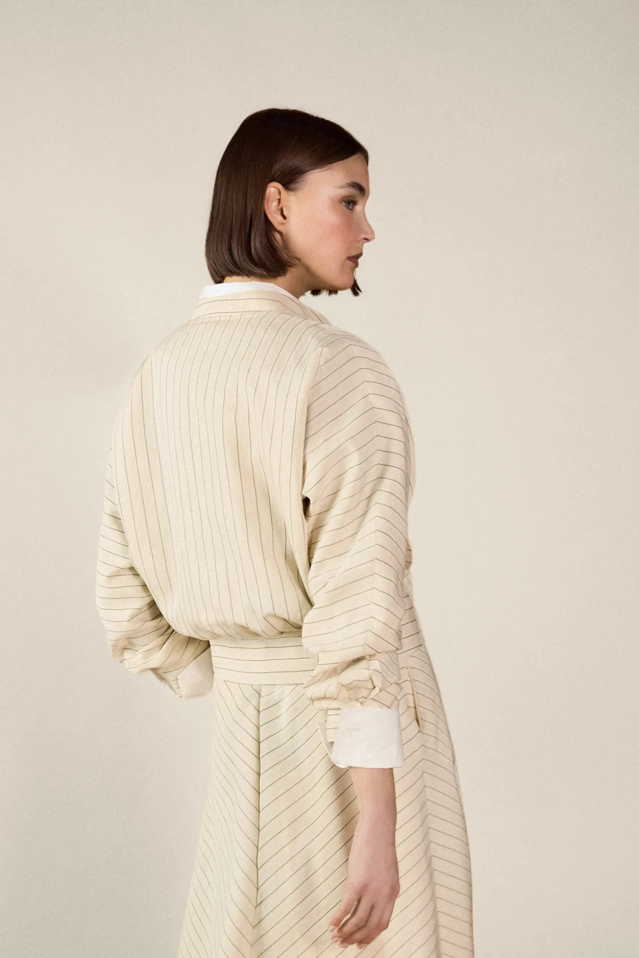 Chaqueta de rayas