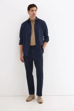 Chino estructura con cordones regular fit