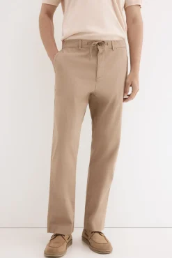 Chino estructura con cordones regular fit