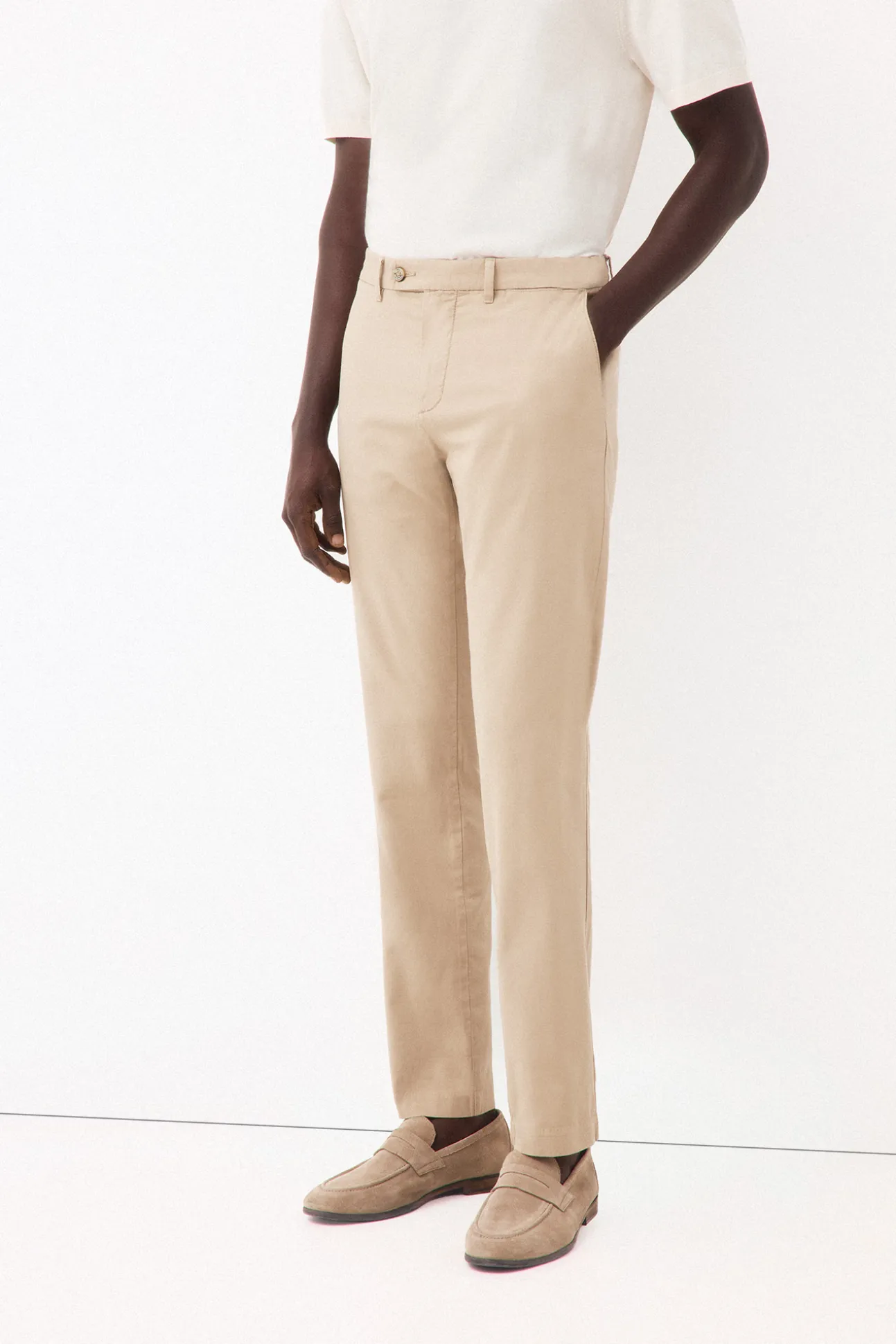 Chino estructura ligero slim