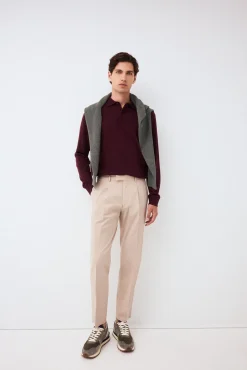 Chino pinzas algodón-tencel tapered