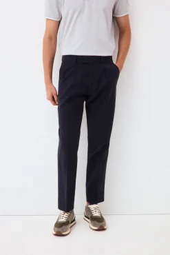 Chino pinzas algodón-tencel tapered